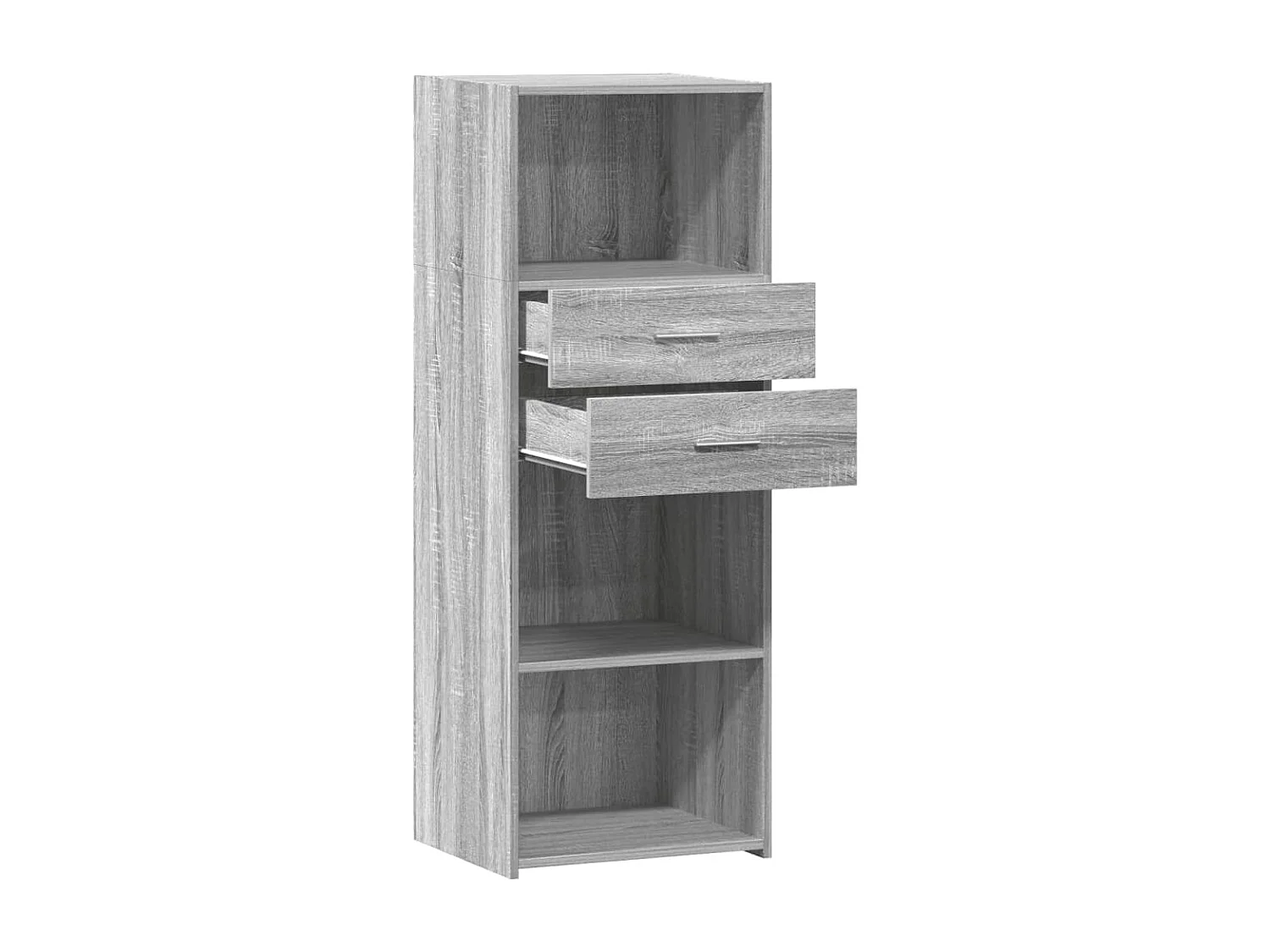 Buffet haut sonoma gris 45x42,5x124 cm bois d'ingénierie