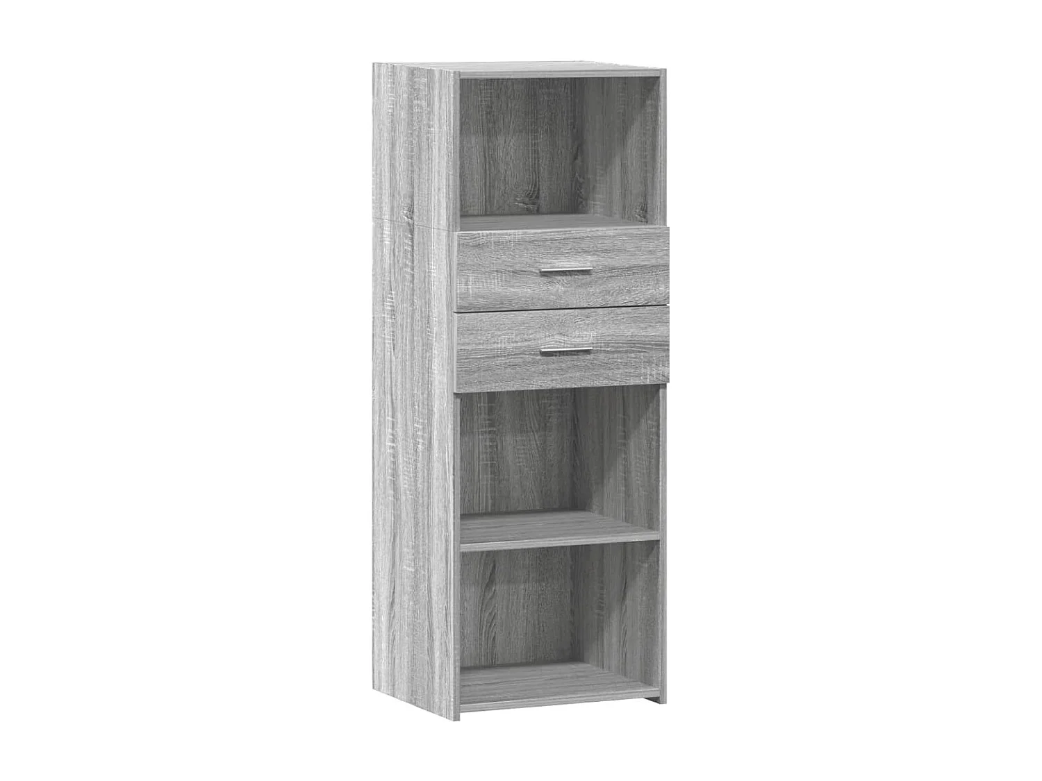 Buffet haut sonoma gris 45x42,5x124 cm bois d'ingénierie