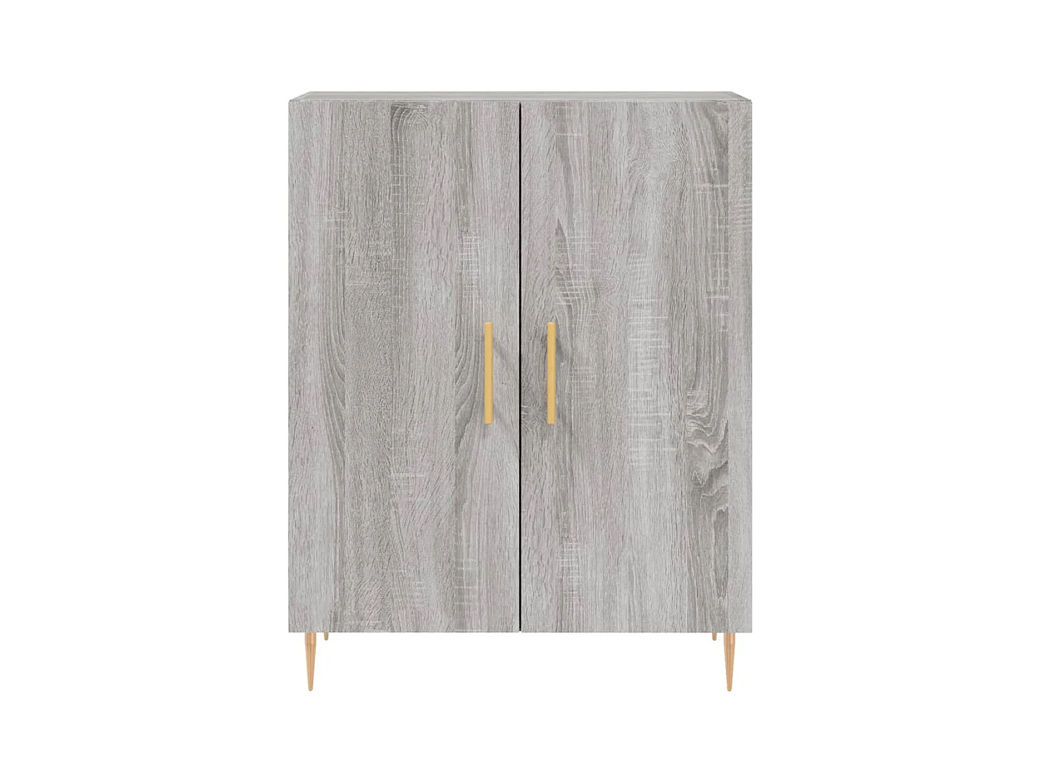 Buffet haut Sonoma gris 69,5x34x180 cm Bois d'ingénierie