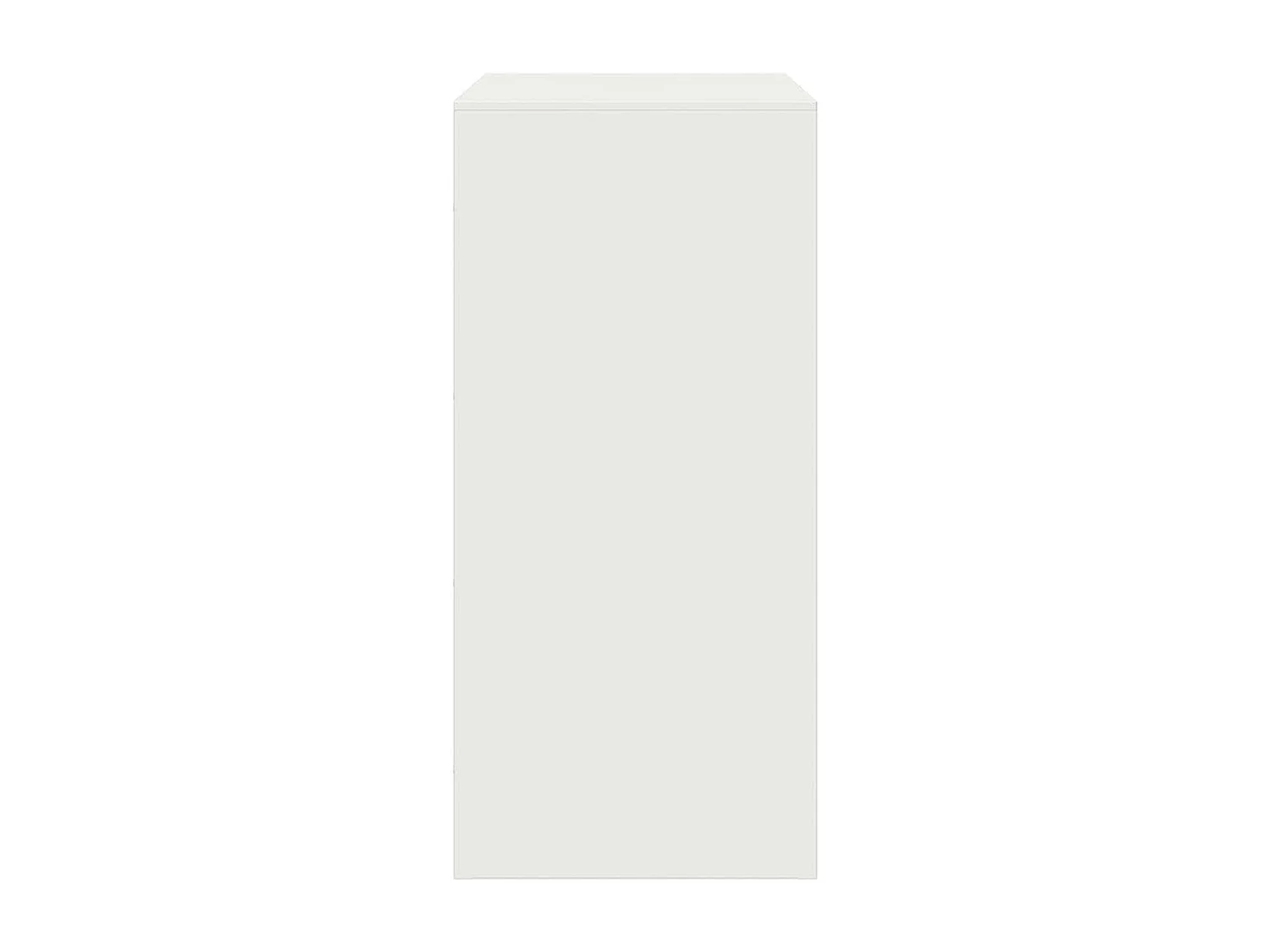 Buffet blanc 67x39x83 cm acier