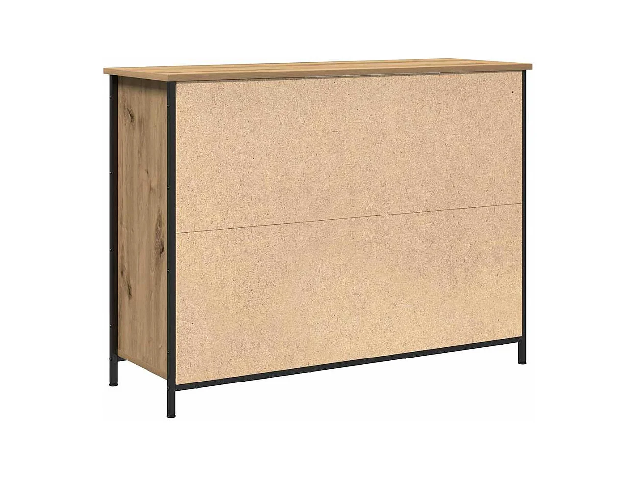 Buffet chêne artisanal 100 x 35 x 75 cm Bois d'ingénierie