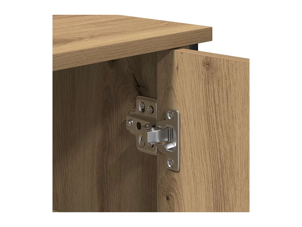 Buffet chêne artisanal 100 x 35 x 75 cm Bois d'ingénierie