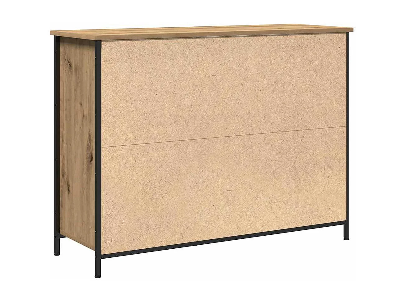 Buffet chêne artisanal 100 x 35 x 75 cm Bois d'ingénierie