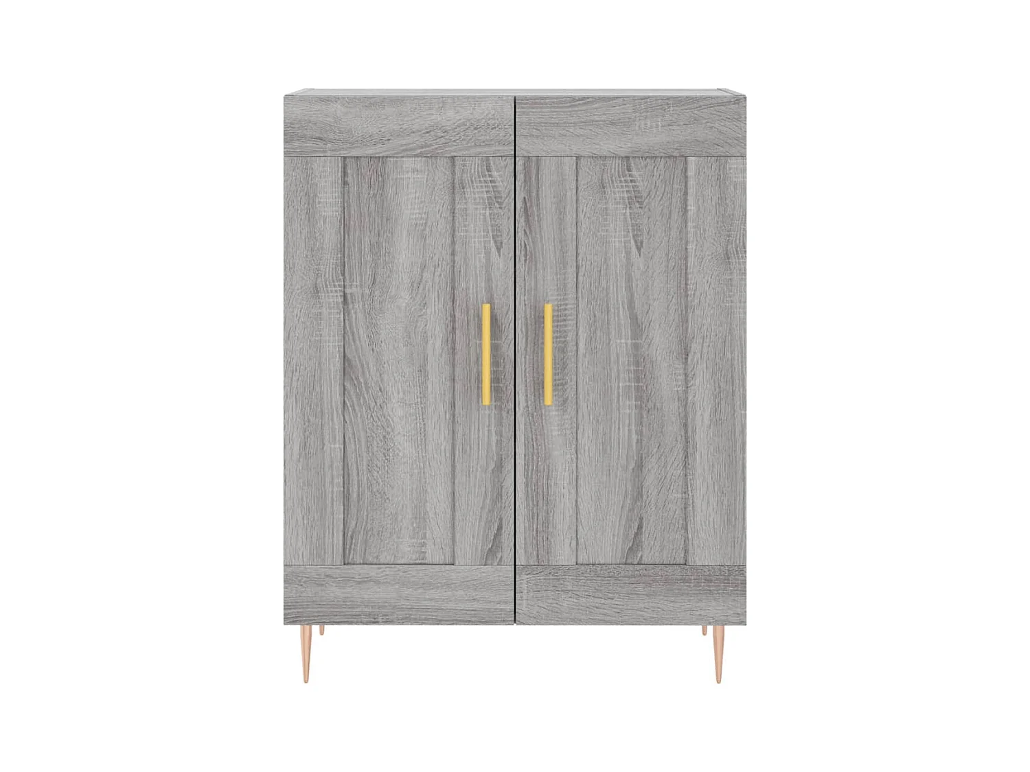 Buffet haut Sonoma gris 69,5x34x180 cm Bois d'ingénierie