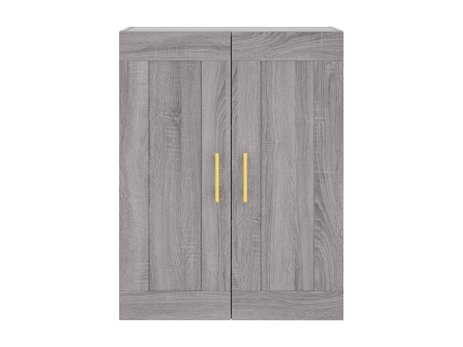 Buffet haut Sonoma gris 69,5x34x180 cm Bois d'ingénierie