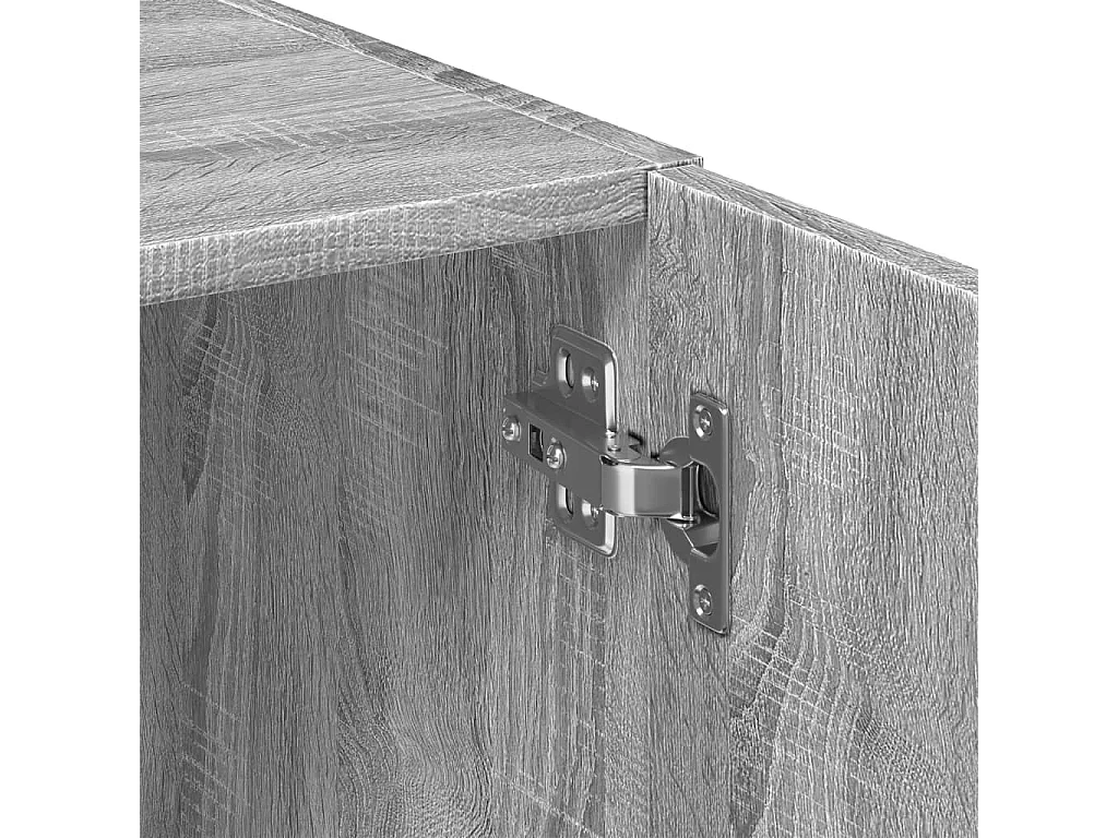 Buffet haut sonoma gris 80x42,5x249 cm bois d'ingénierie