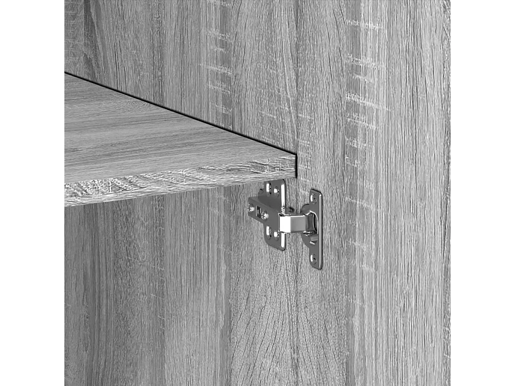 Buffet haut sonoma gris 80x42,5x249 cm bois d'ingénierie