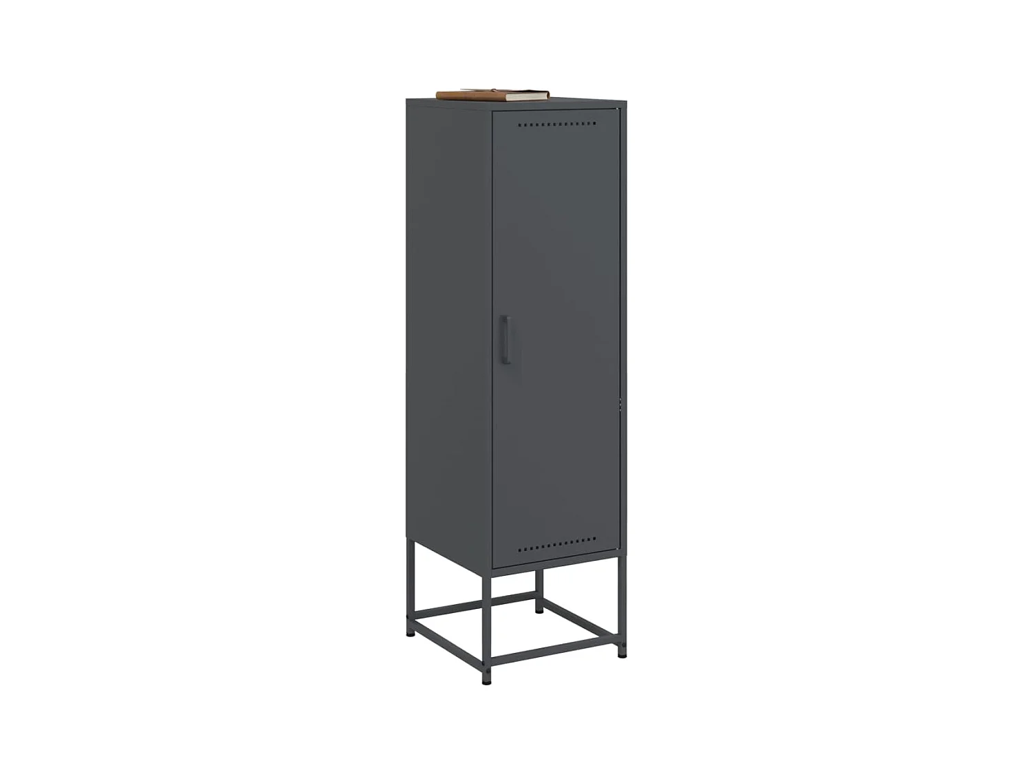 Buffet haut anthracite 36x39x123 cm acier