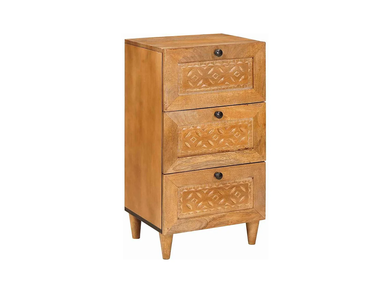 Buffet avec tiroir Marron clair 33,5 x 40 x 75 cm