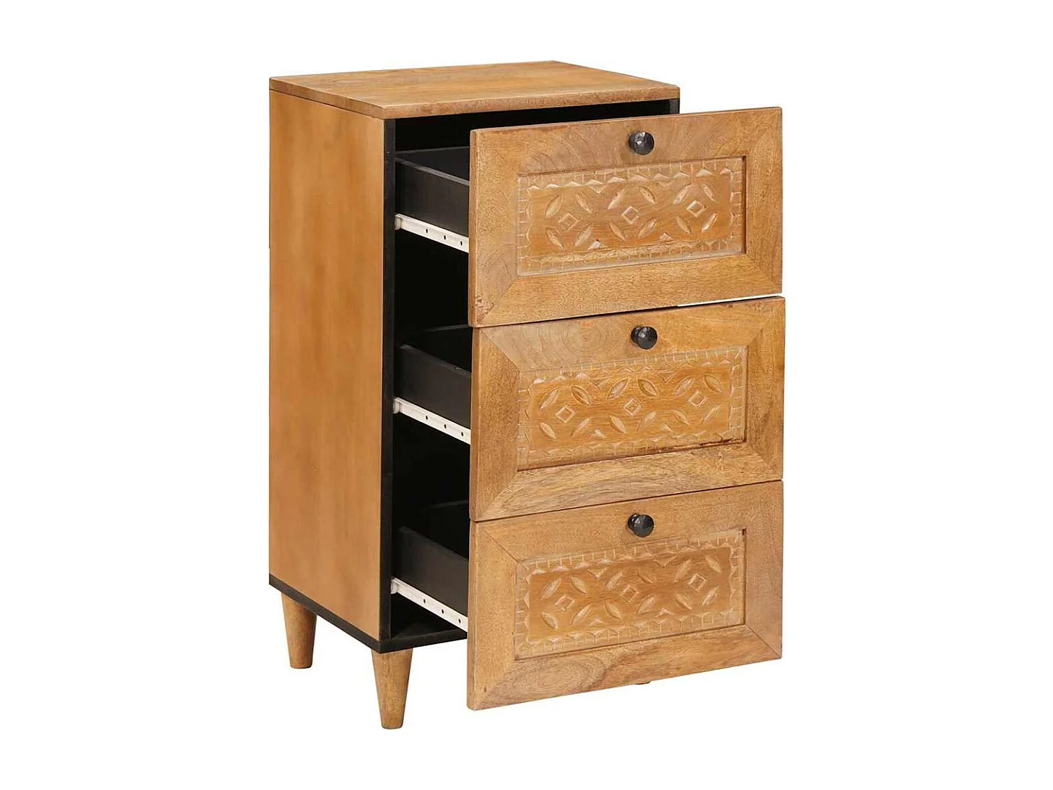 Buffet avec tiroir Marron clair 33,5 x 40 x 75 cm