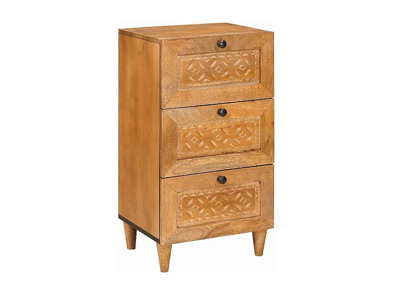 Vitrina con cajón Marrón claro 33.5 x 40 x 75 cm