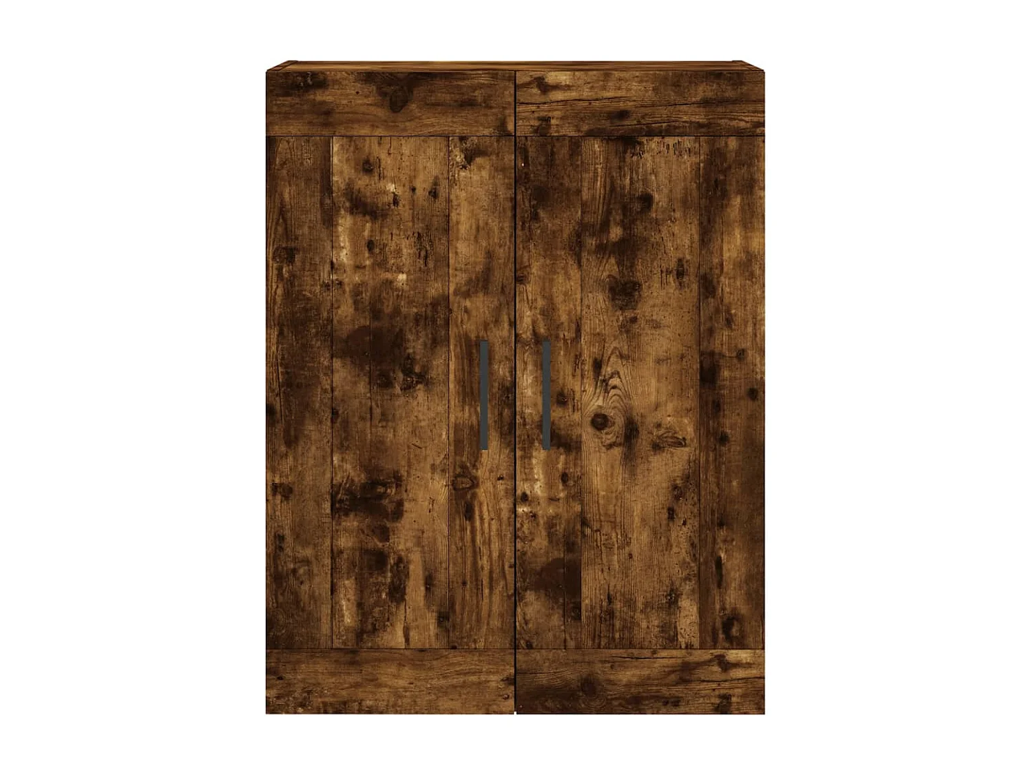 Aparador alto madera contrachapada roble ahumado 69,5x34x180 cm