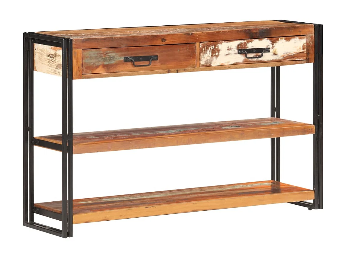 Buffet 120x30x75 cm Bois de récupération solide