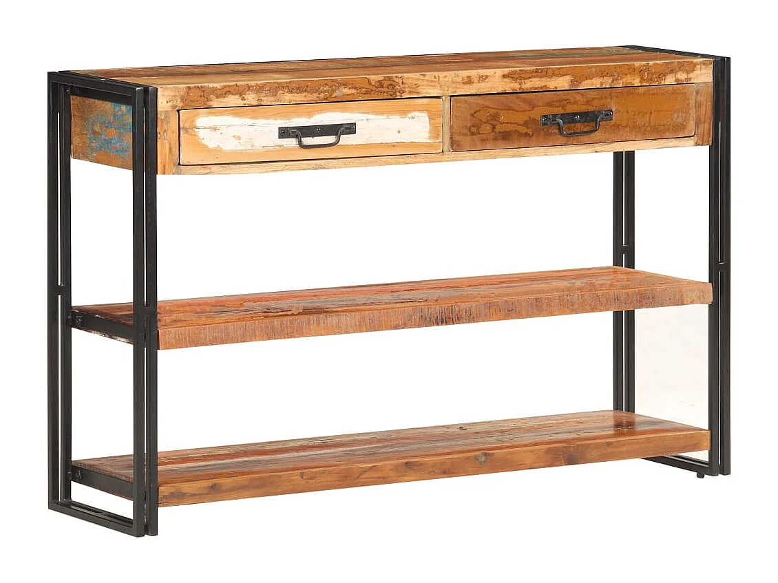 Buffet 120x30x75 cm Bois de récupération solide