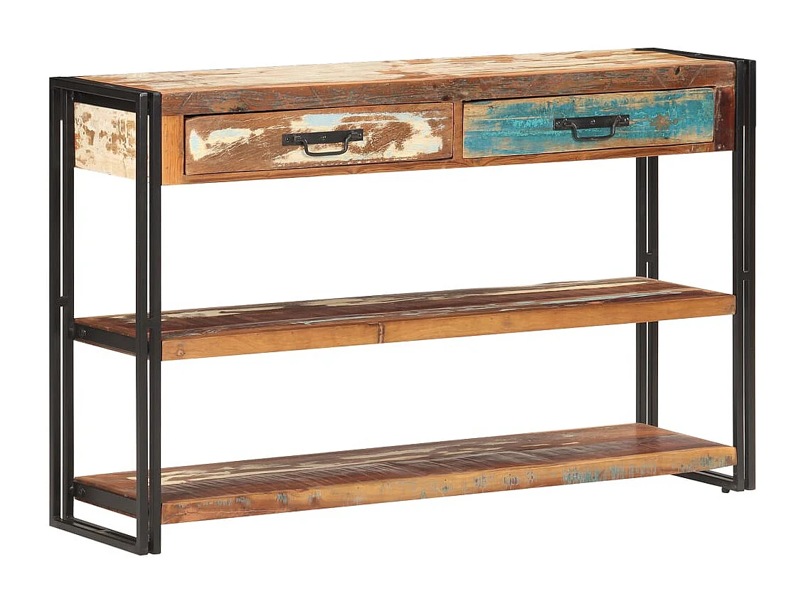Buffet 120x30x75 cm Bois de récupération solide