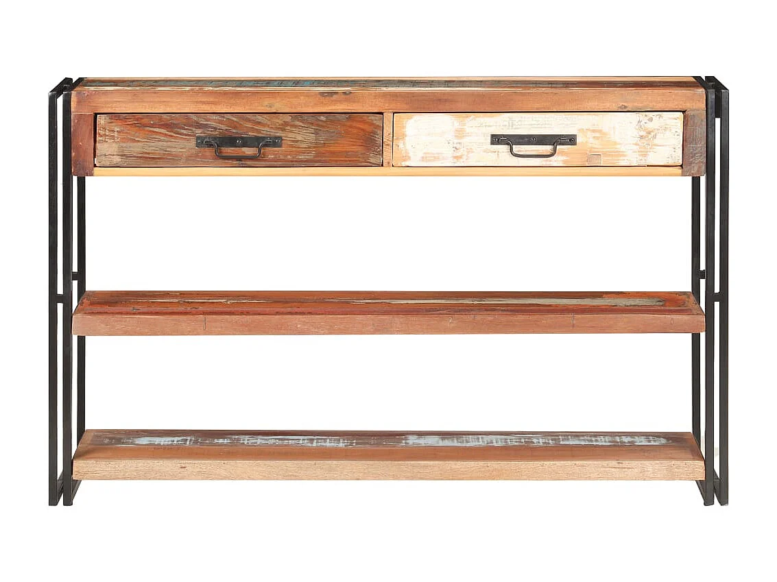Buffet 120x30x75 cm Bois de récupération solide