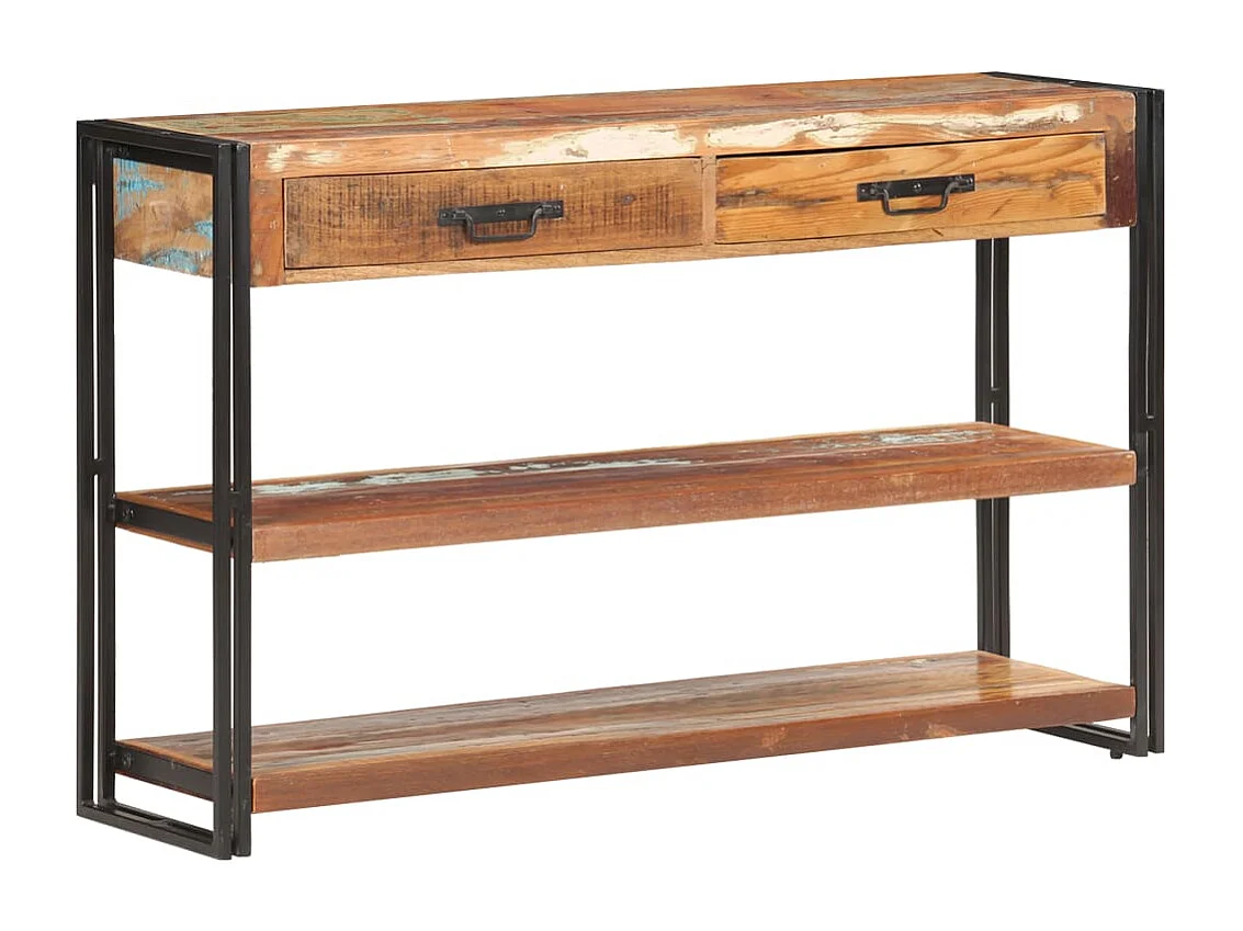 Buffet 120x30x75 cm Bois de récupération solide