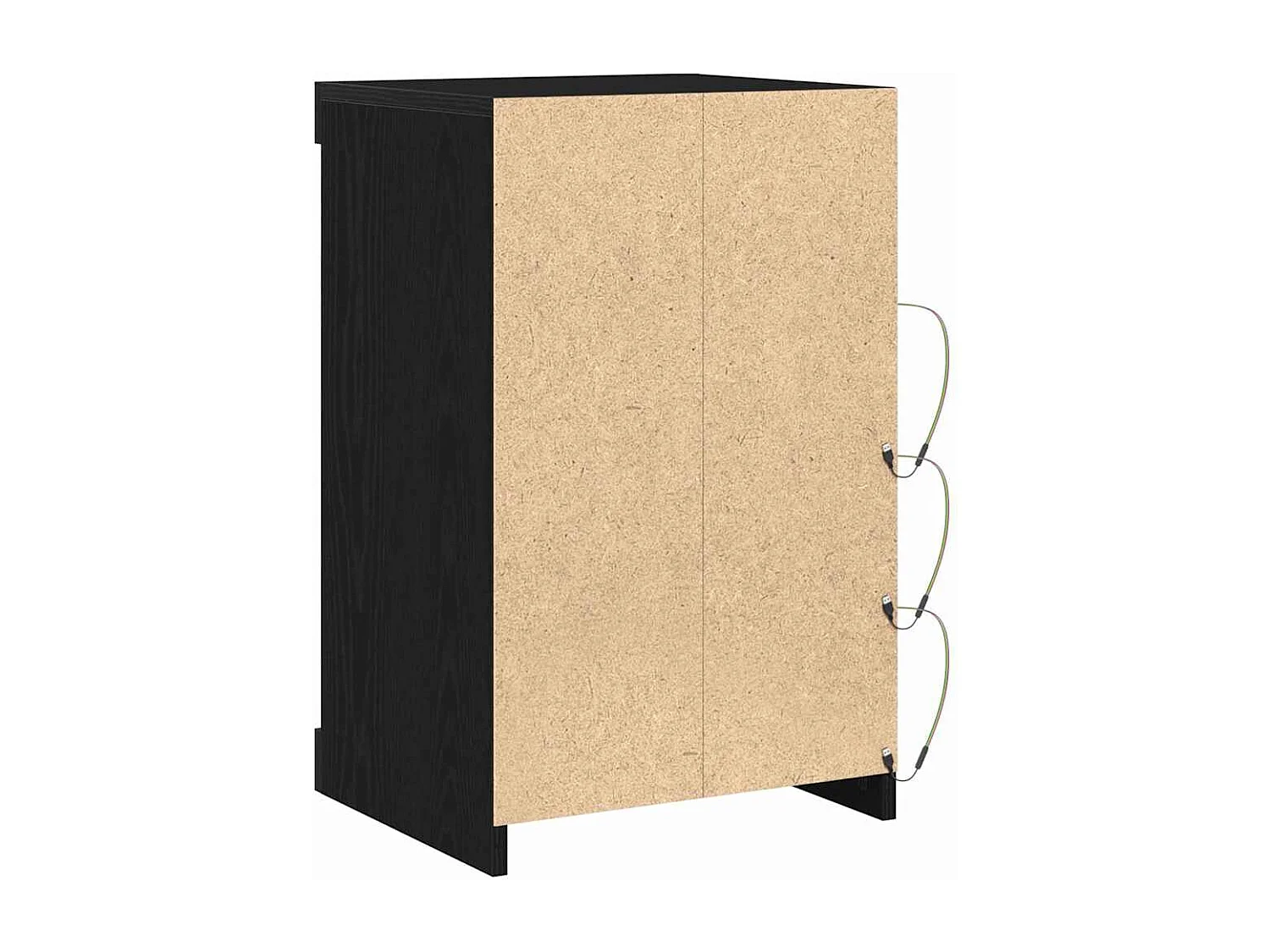 Buffet Chêne noir 41 x 37 x 67 cm Bois d'ingénierie