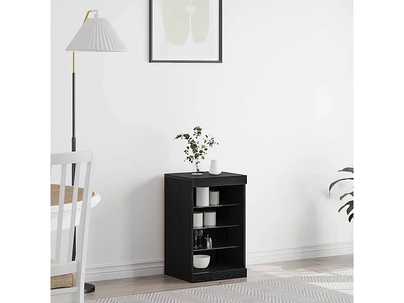 Buffet Chêne noir 41 x 37 x 67 cm Bois d'ingénierie