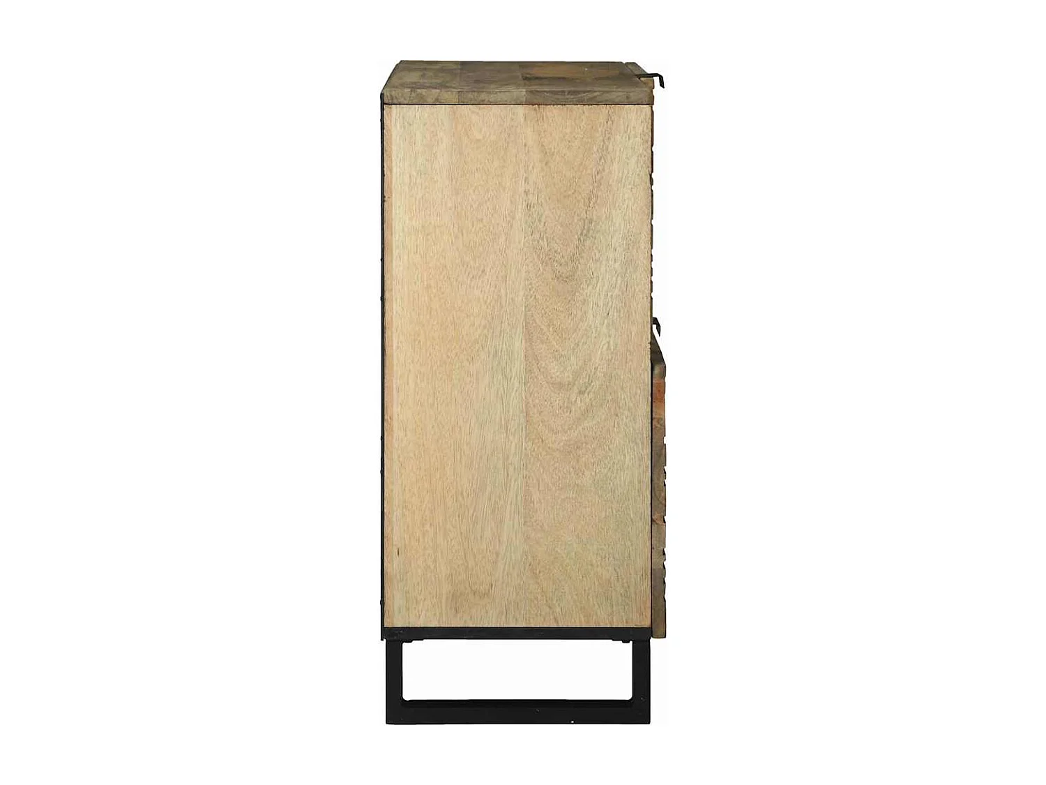 Dressoir Bruin 80 x 33 x 75 cm massief mangohout