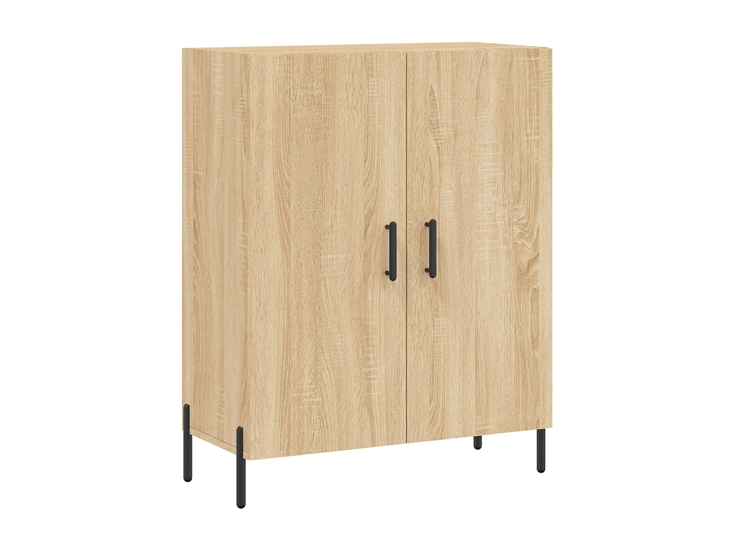 Hoge kast 69,5x34x180 cm bewerkt hout sonoma eikenkleurig