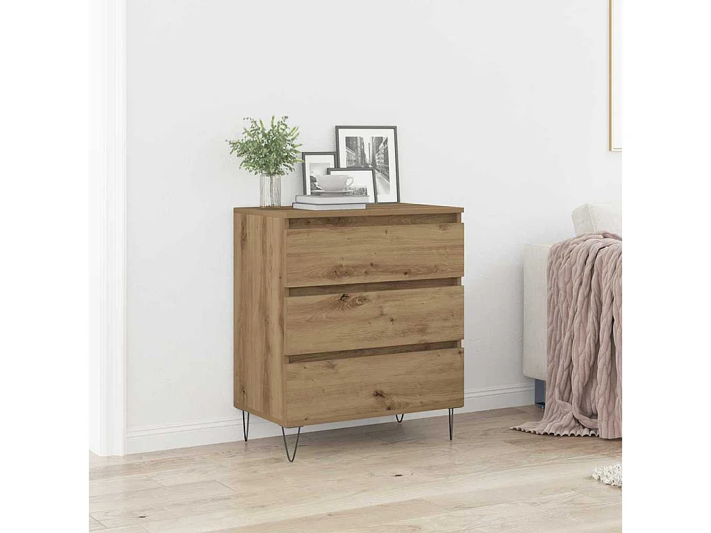 Buffet chêne artisanal 60 x 35 x 70 cm Bois d'ingénierie