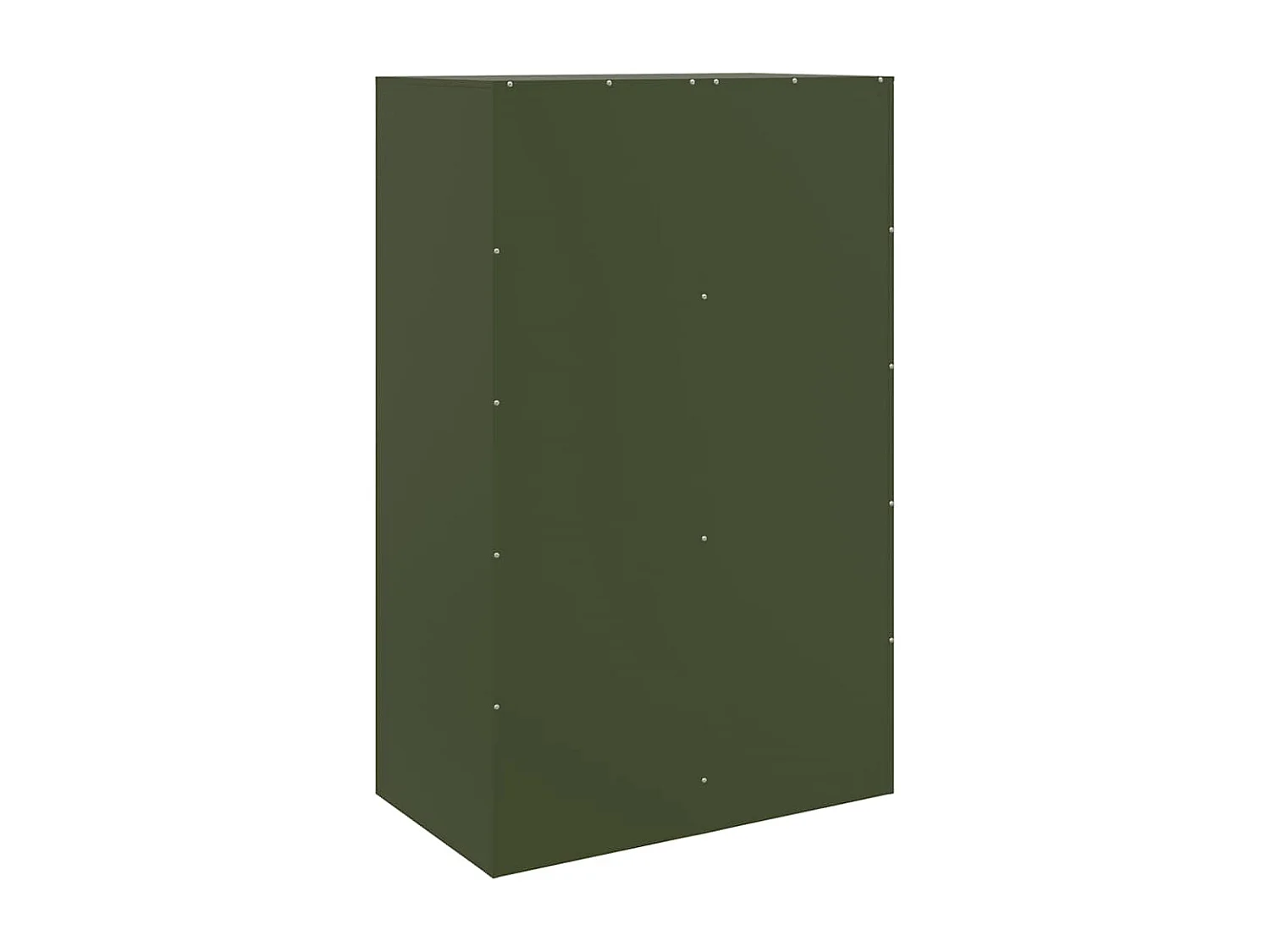 Buffet vert olive 67x39x107 cm acier