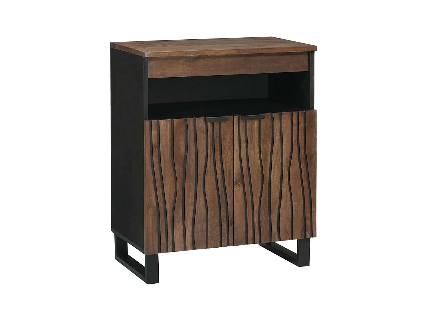 Buffet Marron 60 x 33 x 75 cm bois de manguier massif