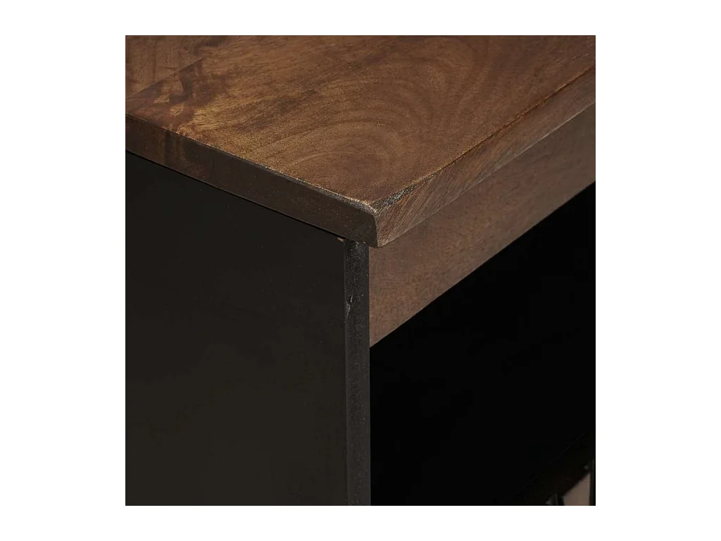 Buffet Marron 60 x 33 x 75 cm bois de manguier massif