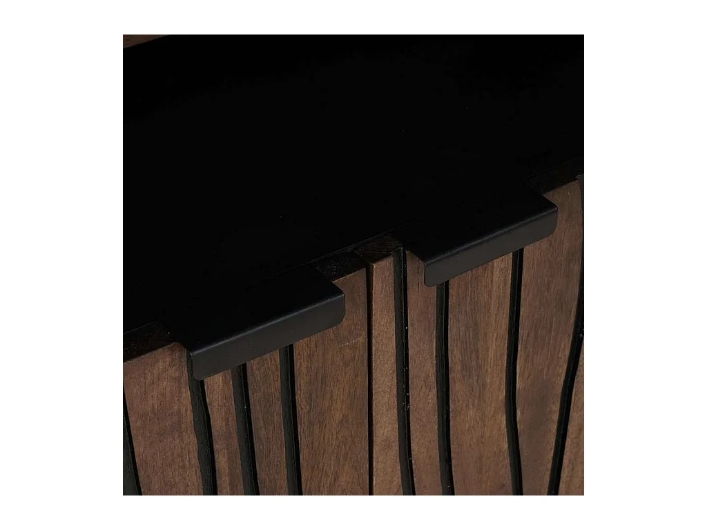 Buffet Marron 60 x 33 x 75 cm bois de manguier massif