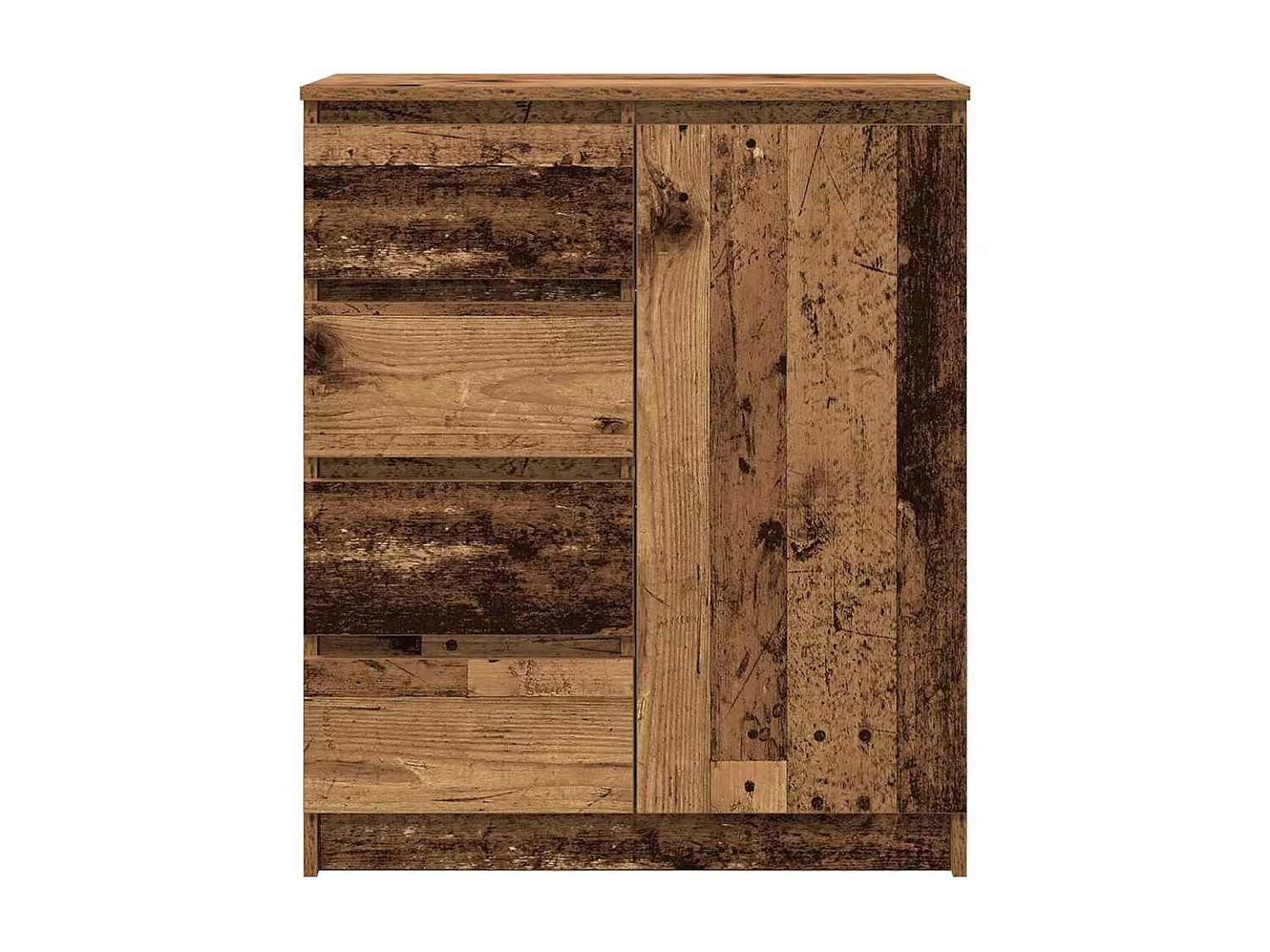 Aparador com gavetas 71x35x84 cm deriv. madeira madeira velha