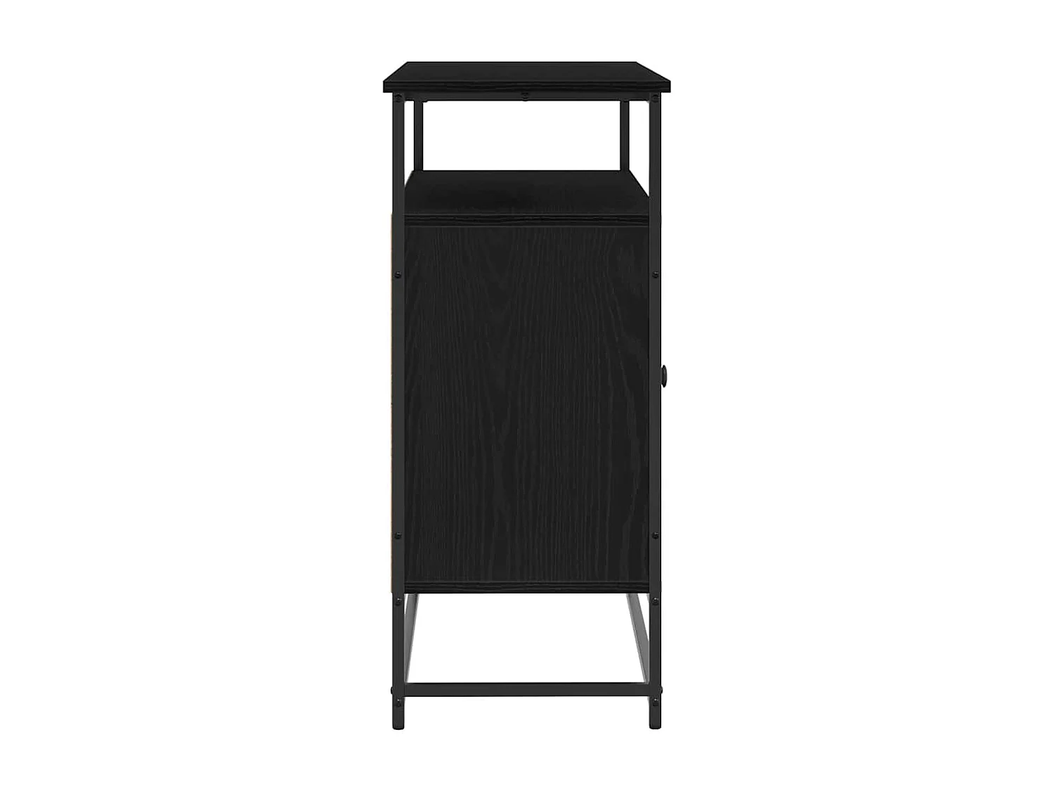 Buffet Chêne noir 100 x 35 x 80 cm Bois d'ingénierie