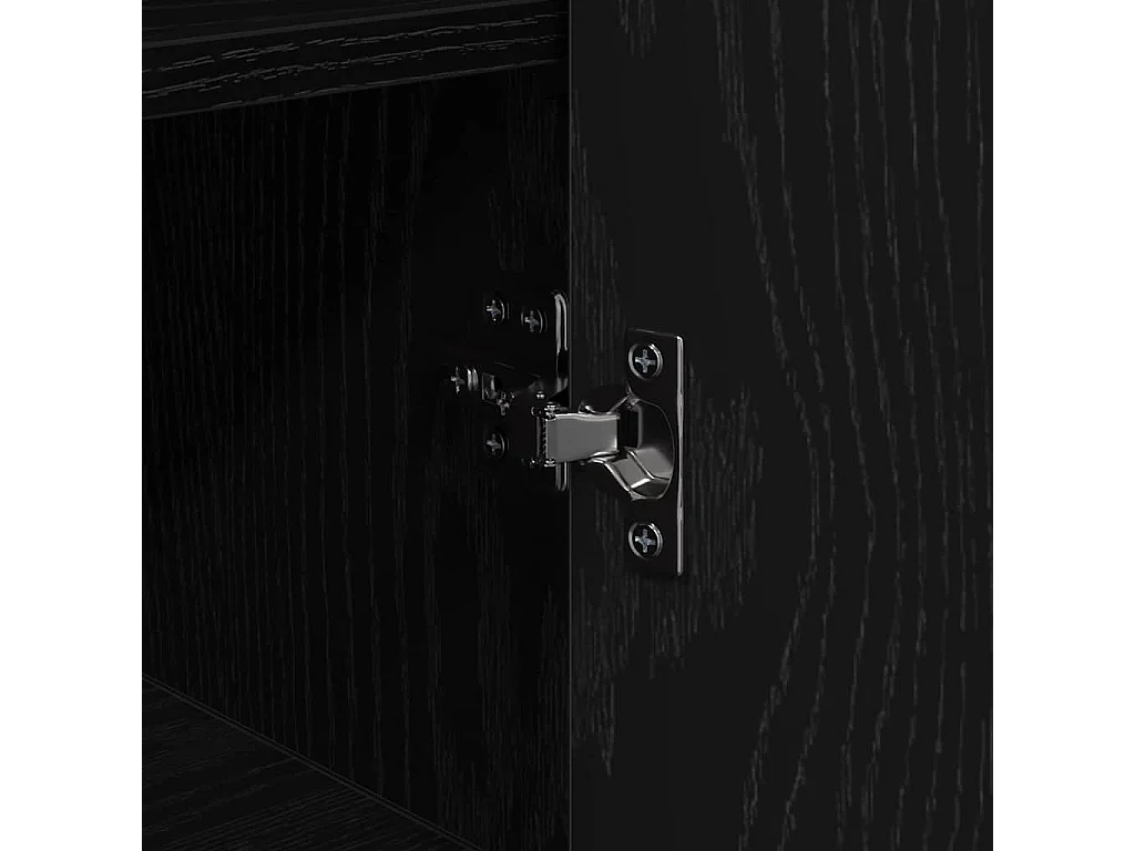 Buffet Chêne noir 35 x 35,5 x 76 cm Bois d'ingénierie