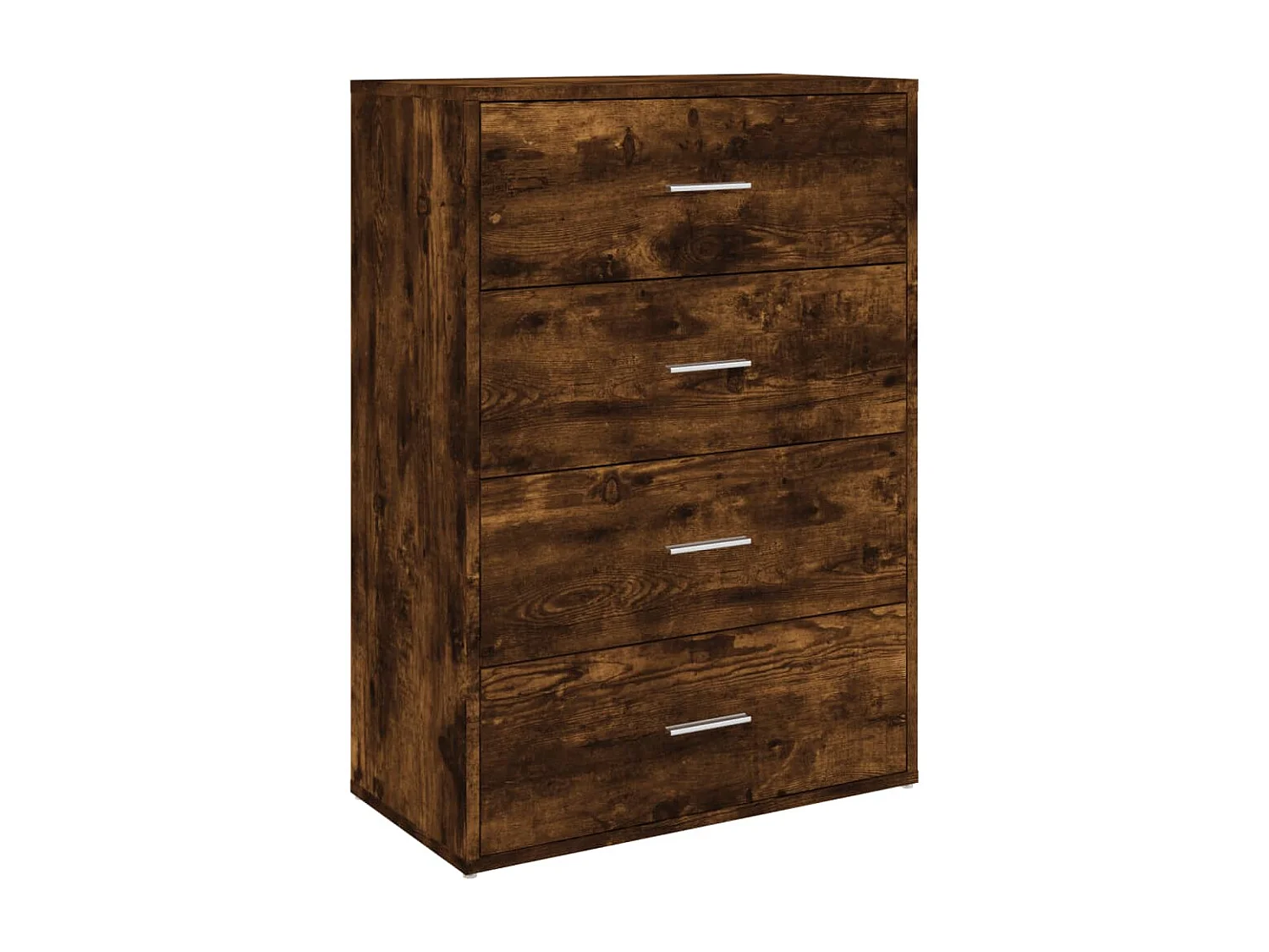 Buffets 2 pièces chêne fumé 60x31x84 cm bois d'ingénierie