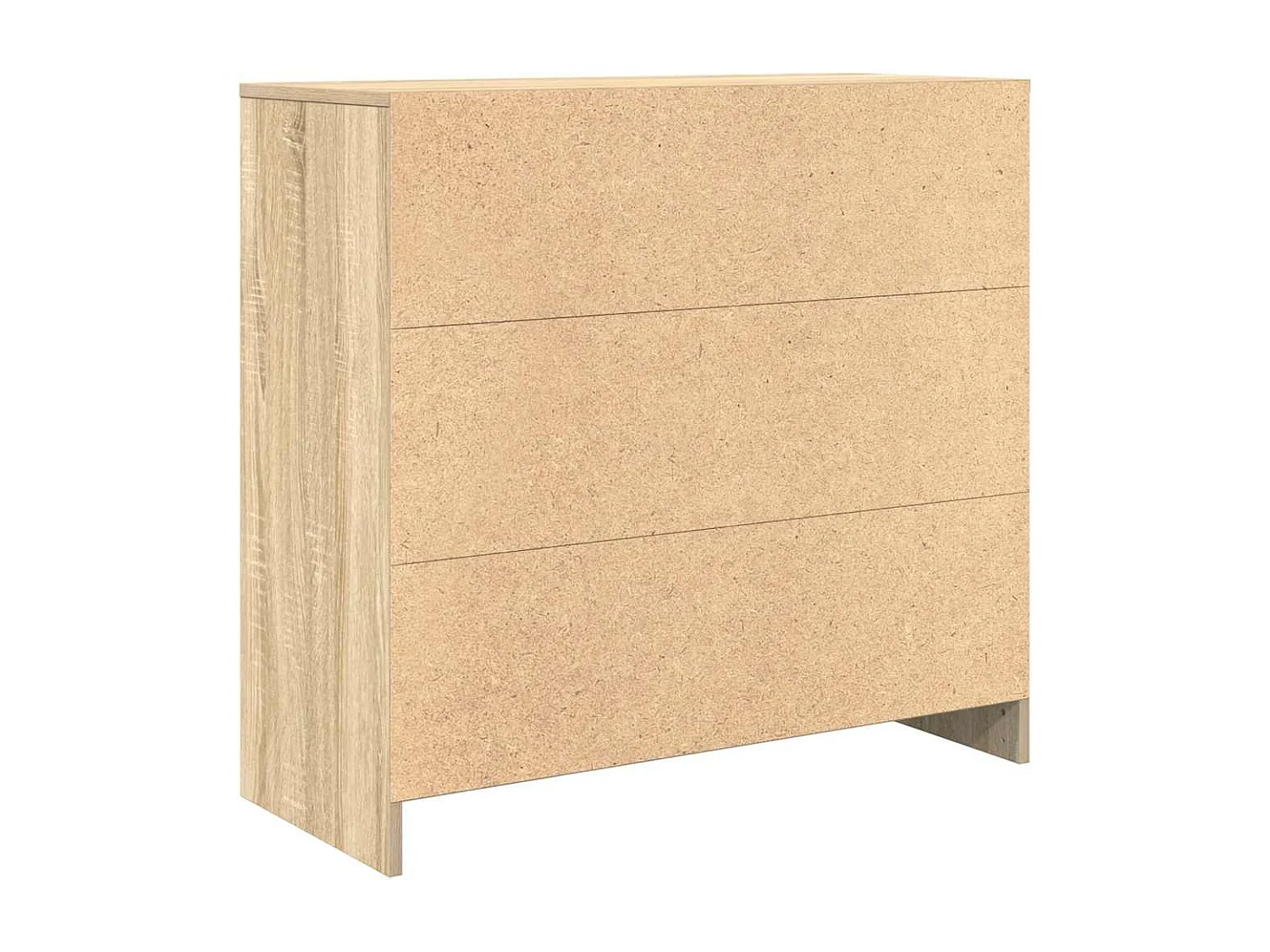 Buffet avec tiroir chêne sonoma 80x34x76 cm bois d'ingénierie