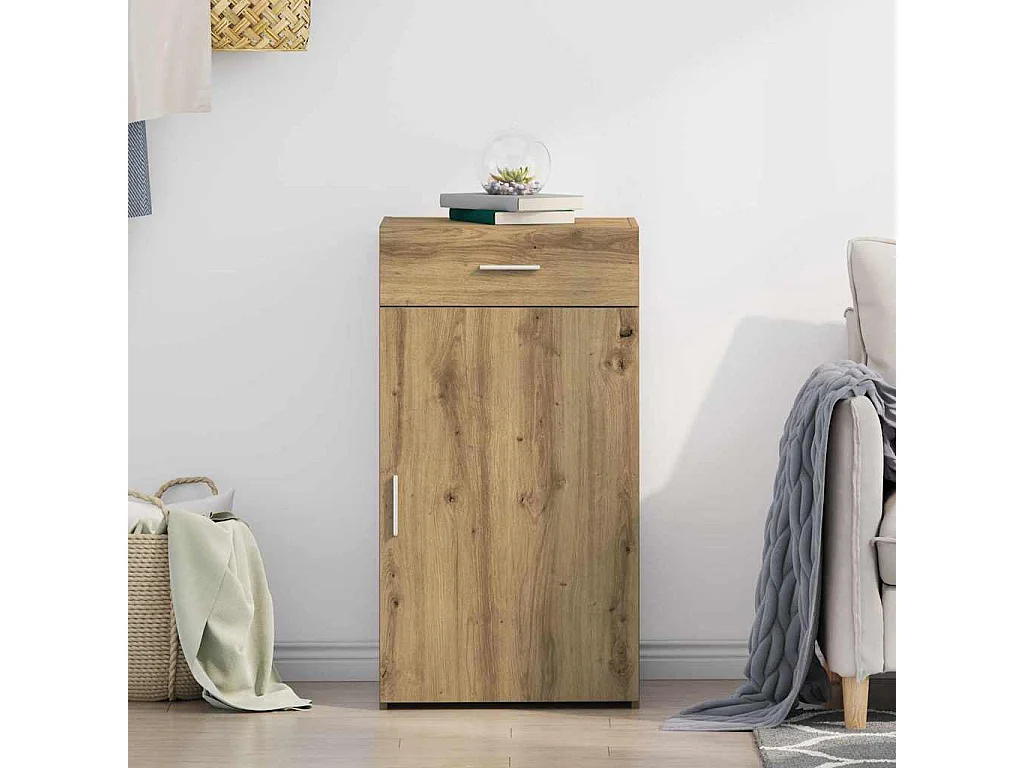 Buffet chêne artisanal 50 x 42,5 x 93 cm Bois d'ingénierie