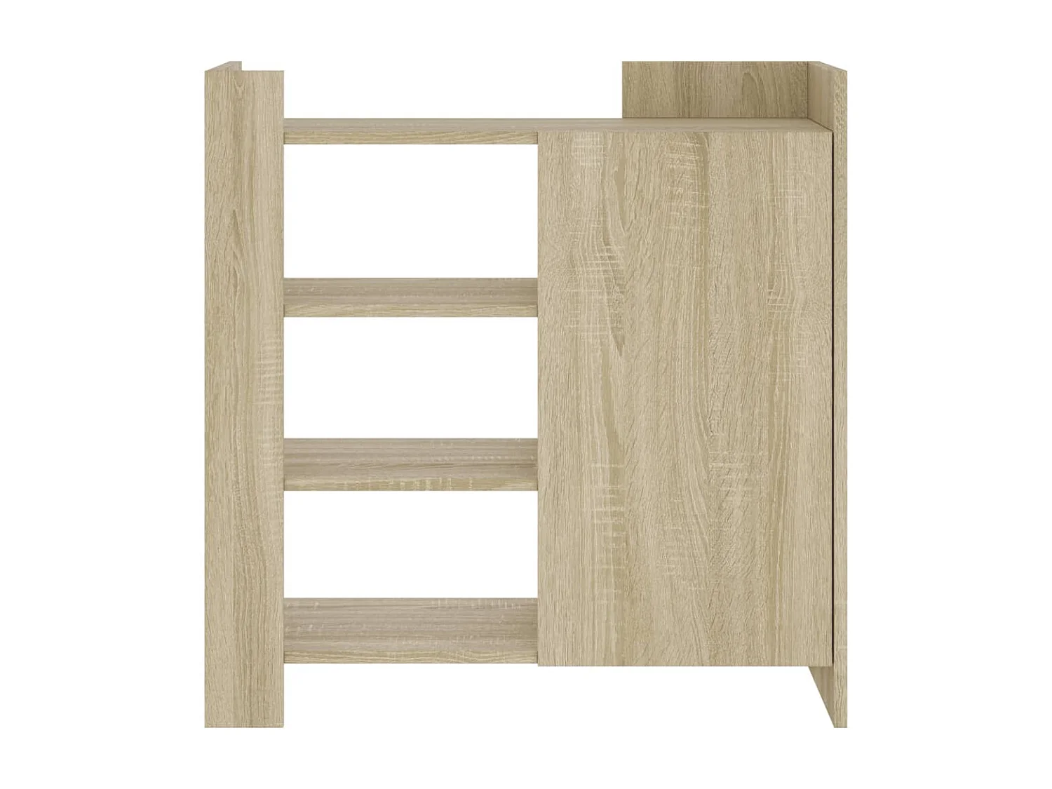 Buffet chêne sonoma 73,5x35x75 cm bois d'ingénierie