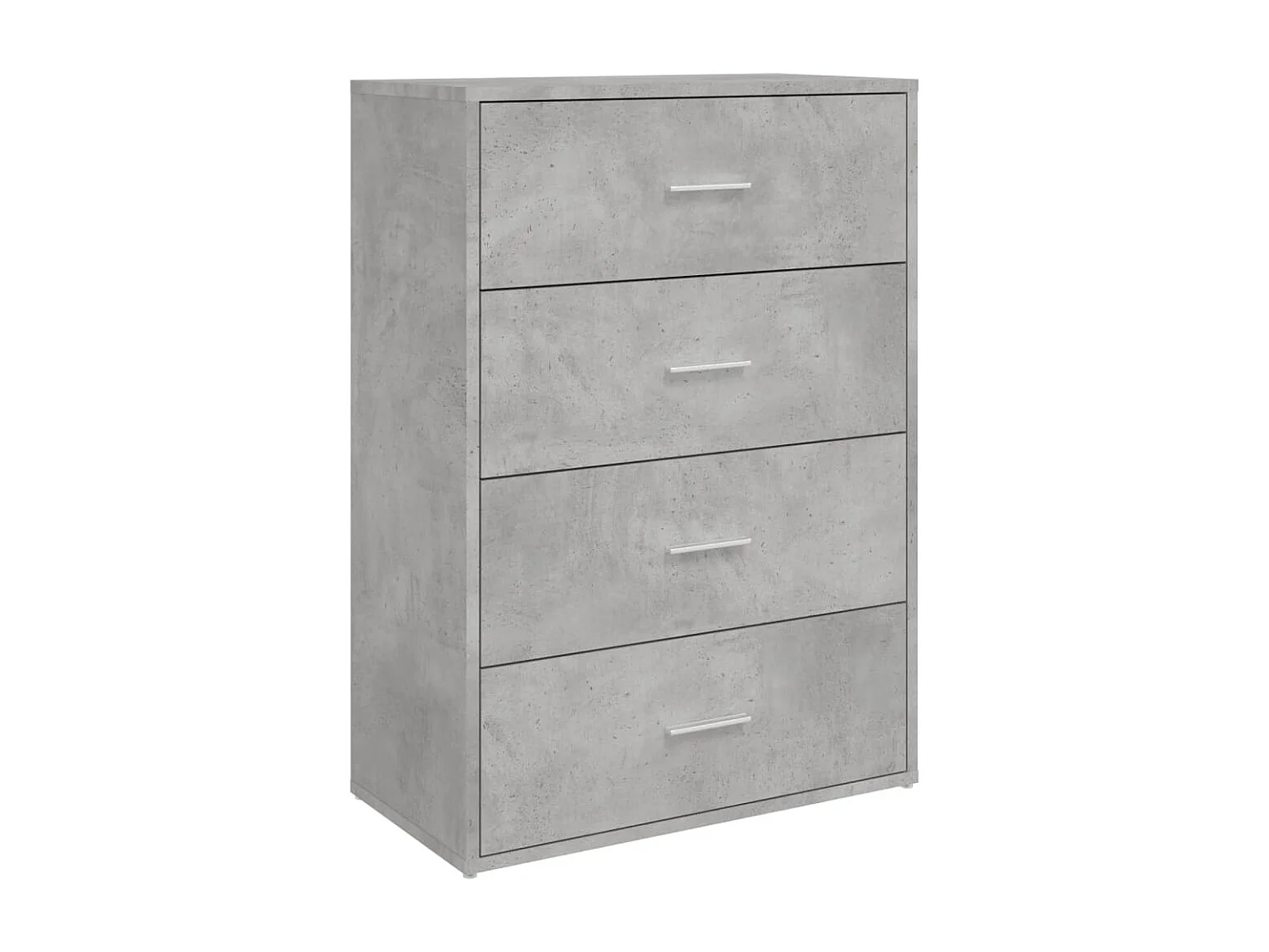 Buffets 2 pièces gris béton 60x31x84 cm bois d'ingénierie