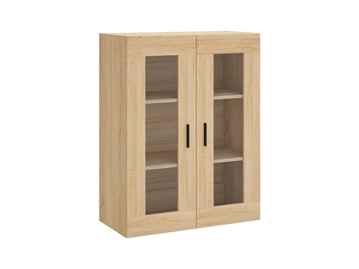 Hoge kast 69,5x34x180 cm bewerkt hout sonoma eikenkleurig