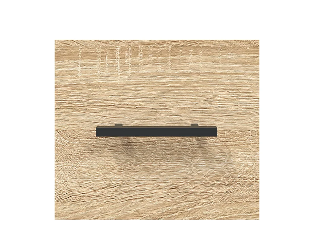 Hoge kast 69,5x34x180 cm bewerkt hout sonoma eikenkleurig