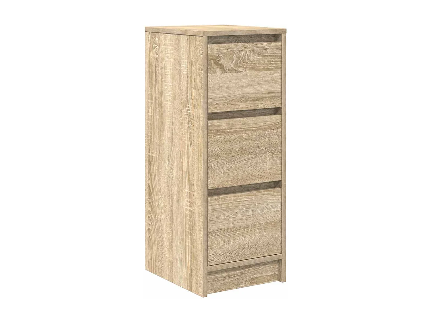 Buffet chêne sonoma 29,5x34x76 cm bois d'ingénierie