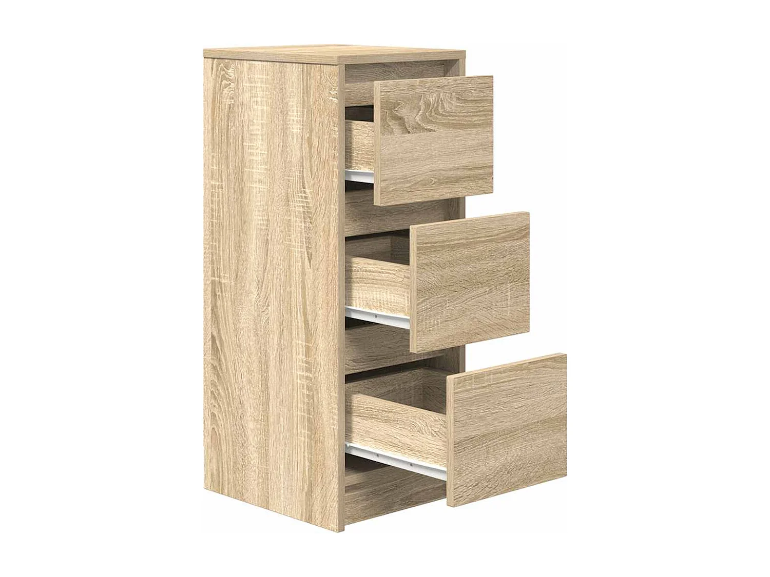 Buffet chêne sonoma 29,5x34x76 cm bois d'ingénierie