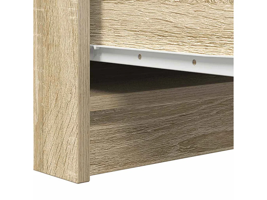 Buffet chêne sonoma 29,5x34x76 cm bois d'ingénierie