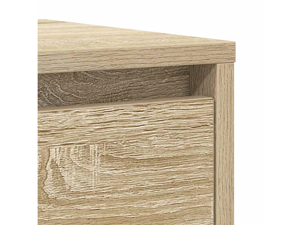 Buffet chêne sonoma 29,5x34x76 cm bois d'ingénierie