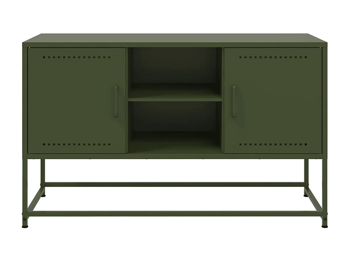 Buffet haut blanc 36x39x107 cm acier