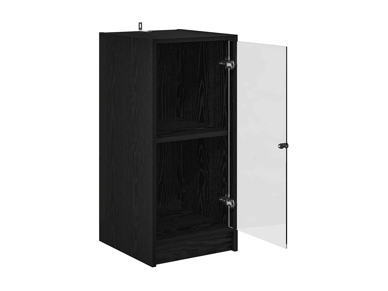 Buffet Chêne noir 35 x 37 x 76 cm Bois d'ingénierie