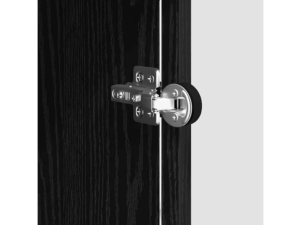 Buffet Chêne noir 35 x 37 x 76 cm Bois d'ingénierie