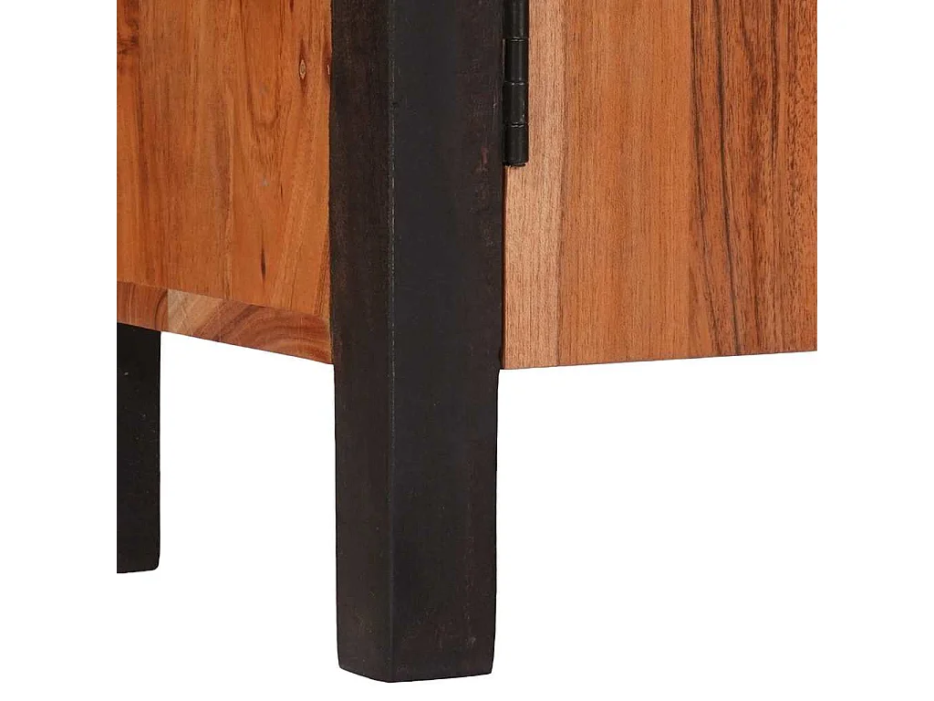 Buffet 3 pièces Marron 55 x 30 x 75 cm Bois d'acacia massif