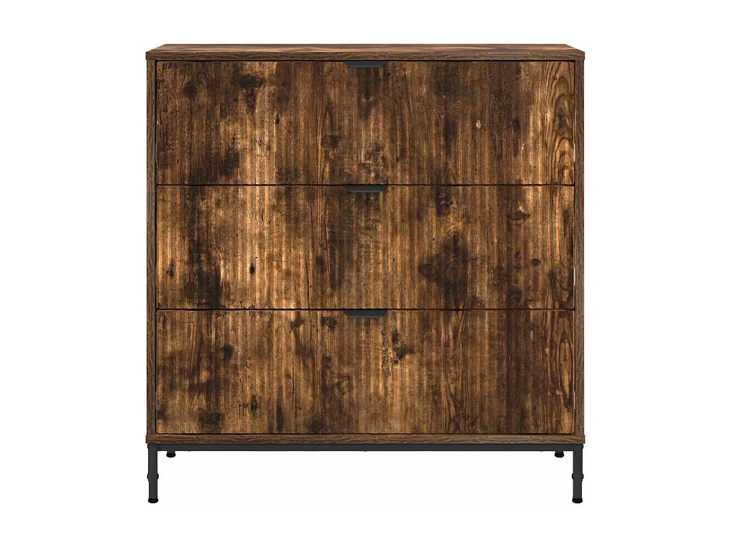 Vitrina Roble ahumado 79.5 x 33 x 82 cm Madera contrachapada