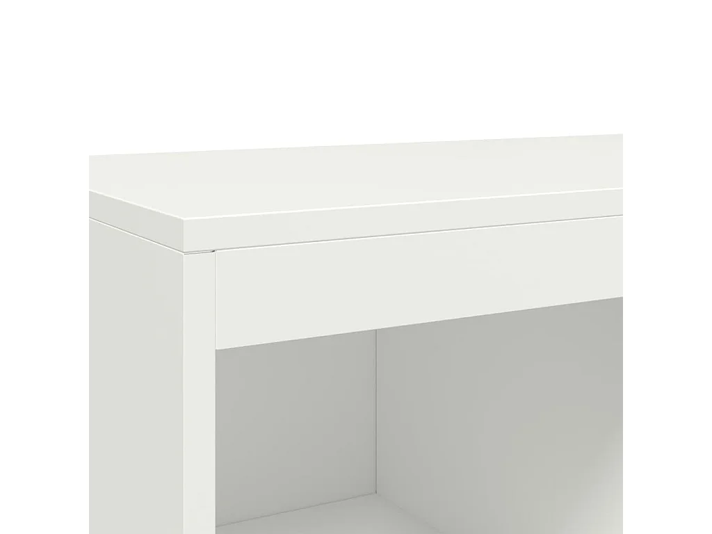Buffet haut blanc 68x39x111,5 cm acier